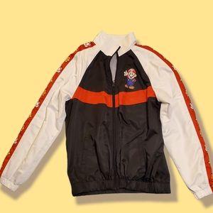 Nintendo Super Mario Bros Zip-Up Windbreaker